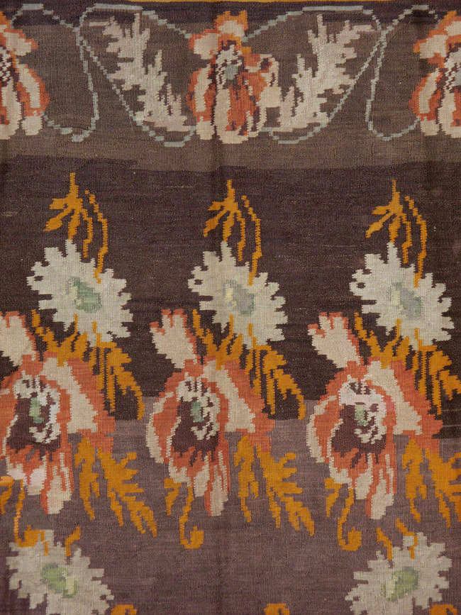 Antique  Ukrainian Bessarabian Carpet, No.15584 - Staging