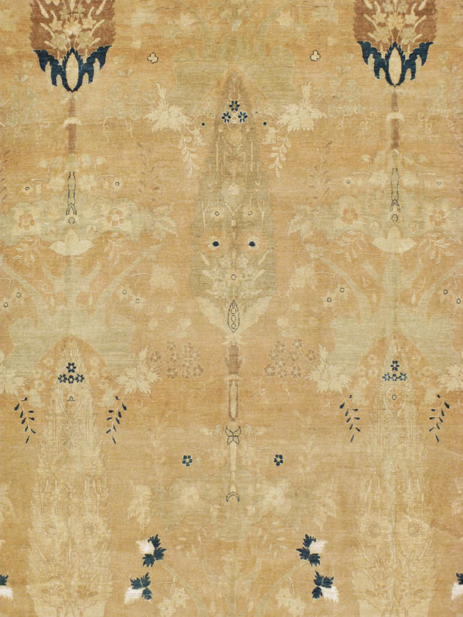 Antique Persian Tabriz Carpet, No.15593 - Staging