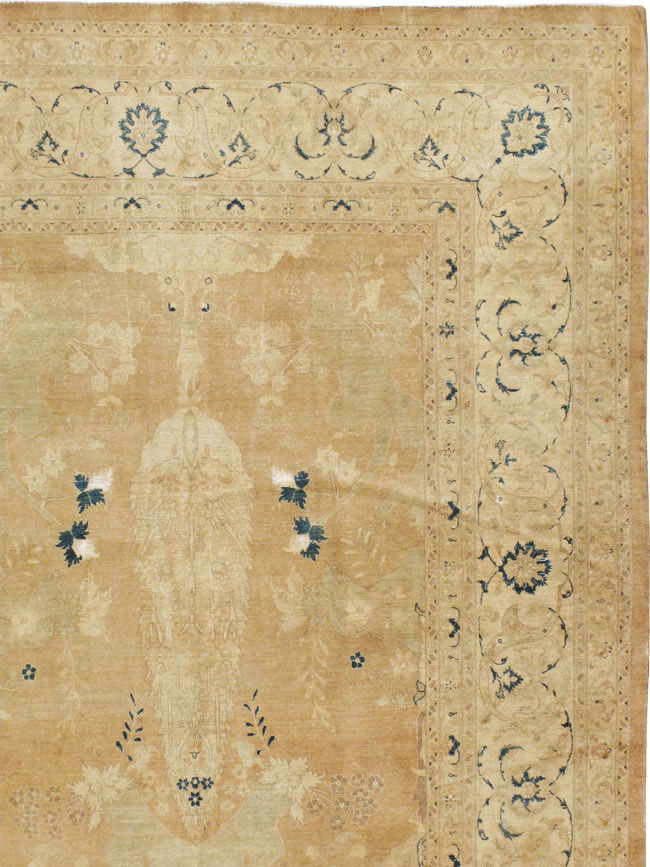 Antique Persian Tabriz Carpet, No.15593 - Staging