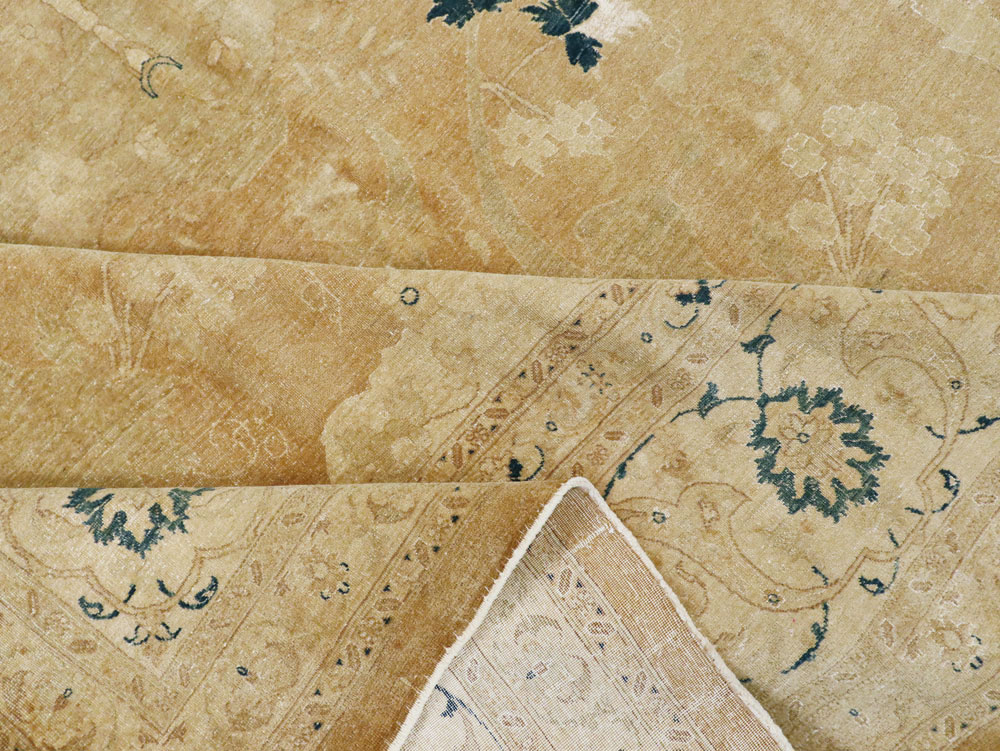 Antique Persian Tabriz Carpet, No.15593 - Staging