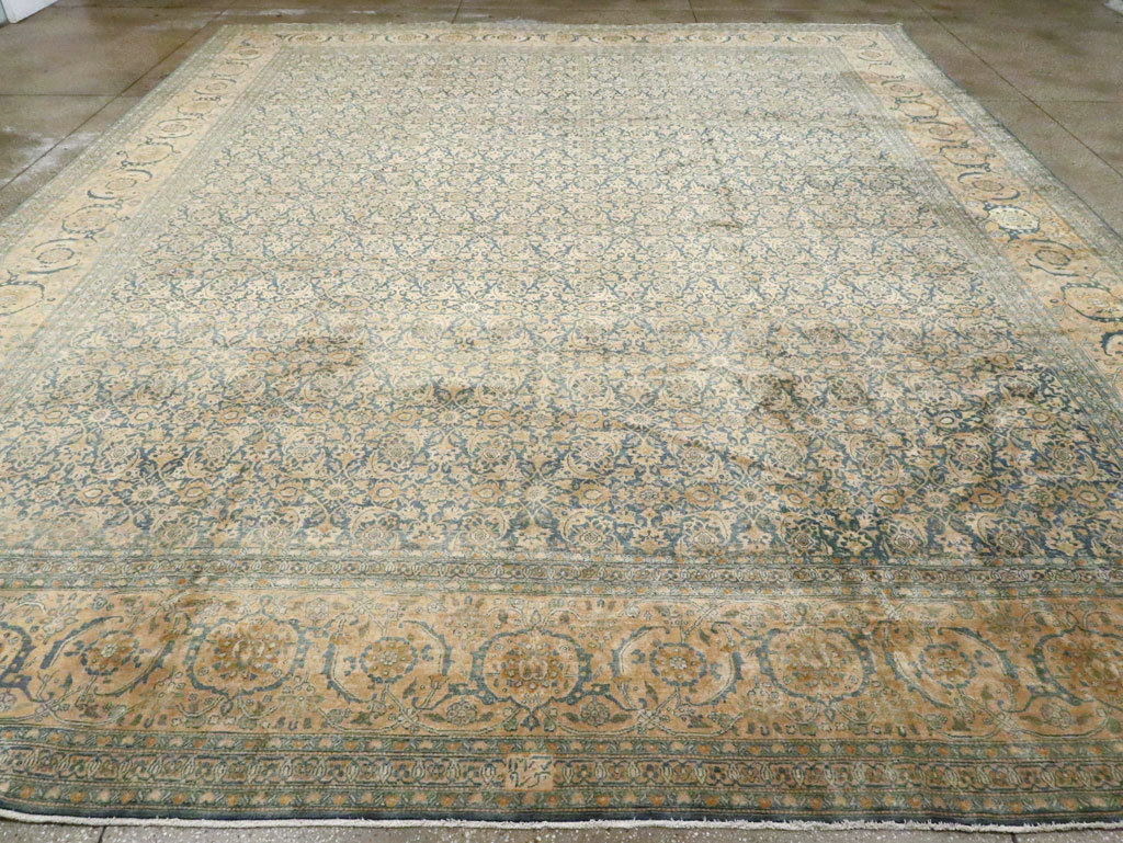 Antique Persian Tabriz Carpet, No.15604 - Staging