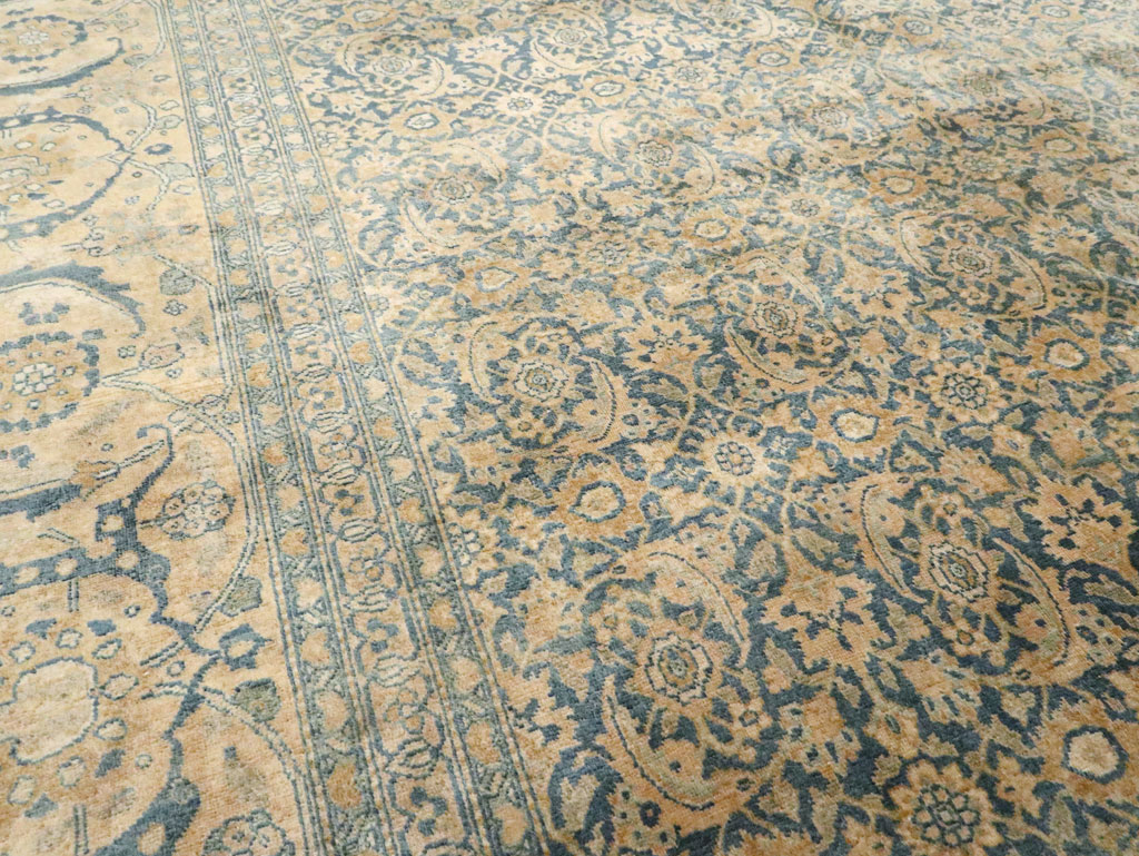 Antique Persian Tabriz Carpet, No.15604 - Staging