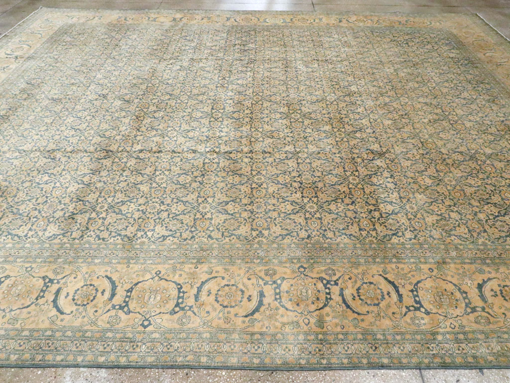 Antique Persian Tabriz Carpet, No.15604 - Staging