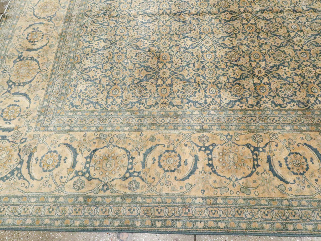 Antique Persian Tabriz Carpet, No.15604 - Staging