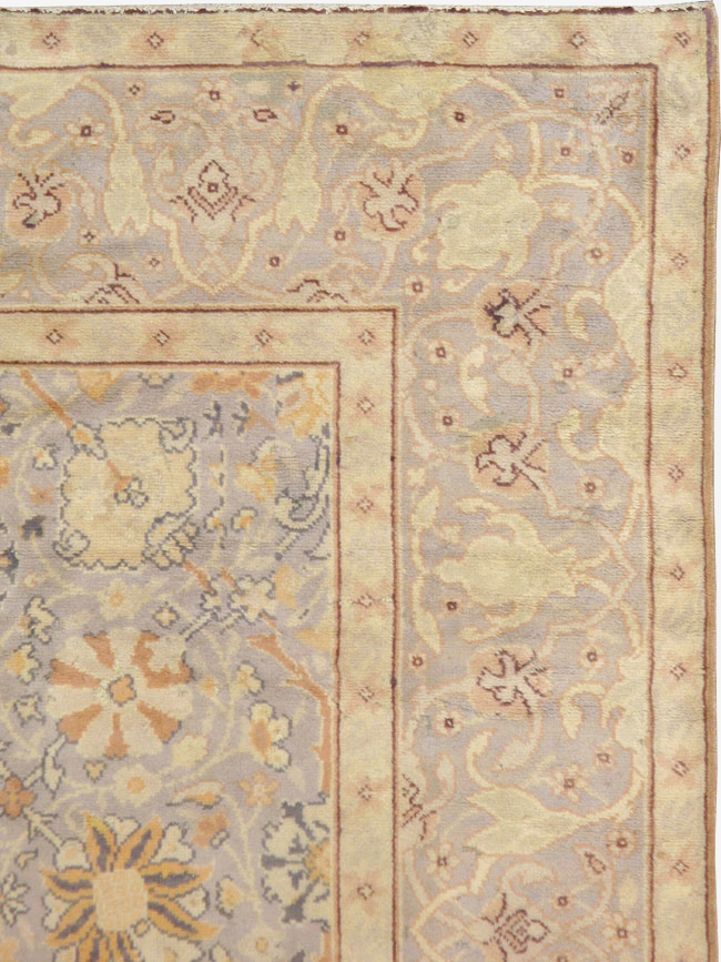 Vintage European Oushak Carpet, No.15626 - Staging