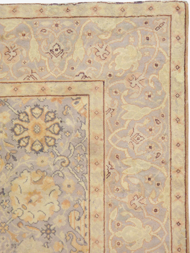 Vintage European Oushak Carpet, No.15626 - Staging