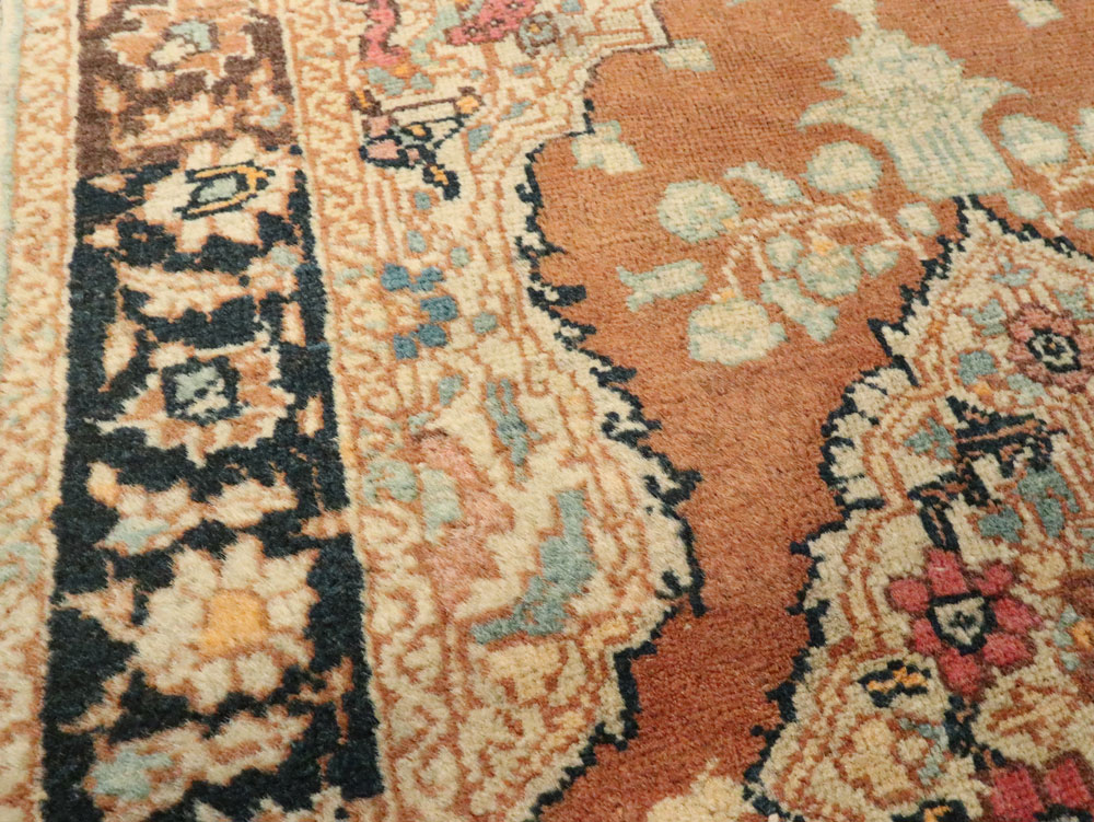 Antique Persian Tabriz Hagi Jalili Rug, No.15631 - Staging