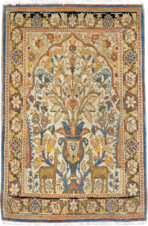 Antique Persian Tabriz Hagi Jalili Rug, No.15632 - Staging