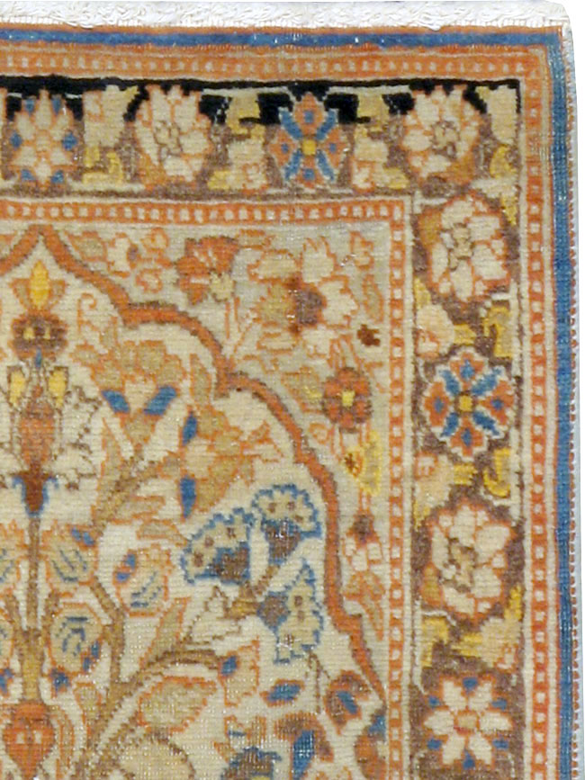 Antique Persian Tabriz Hagi Jalili Rug, No.15632 - Staging