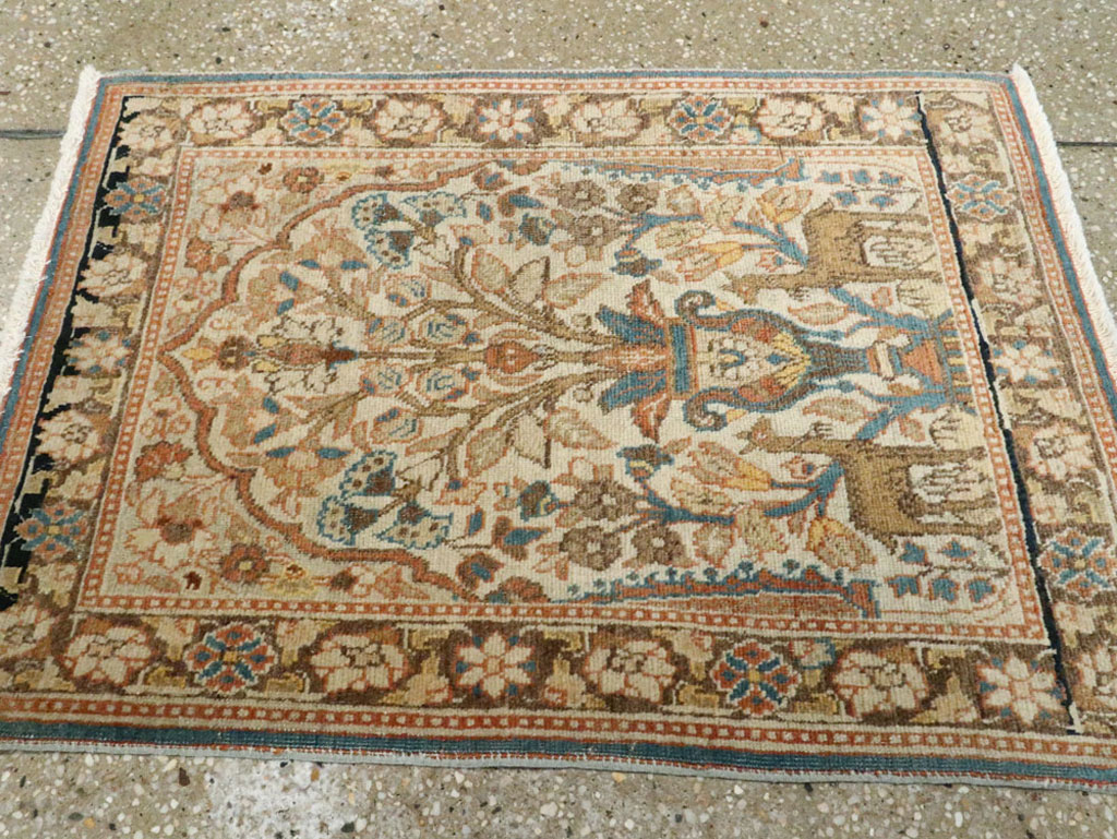 Antique Persian Tabriz Hagi Jalili Rug, No.15632 - Staging