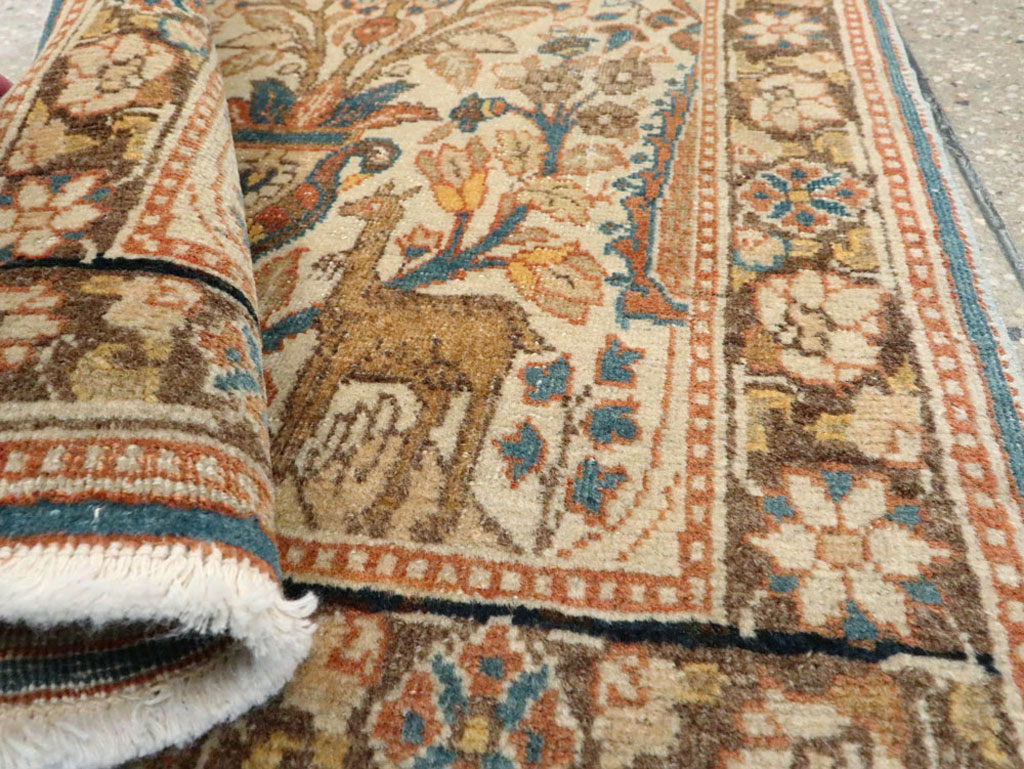 Antique Persian Tabriz Hagi Jalili Rug, No.15632 - Staging