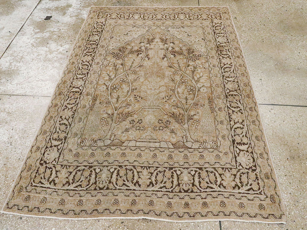 Antique Persian Tabriz Rug, No.15633 - Staging