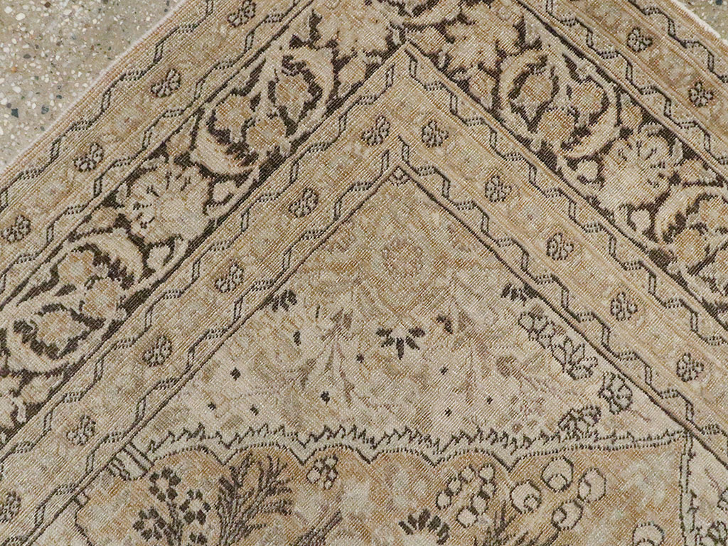 Antique Persian Tabriz Rug, No.15633 - Staging