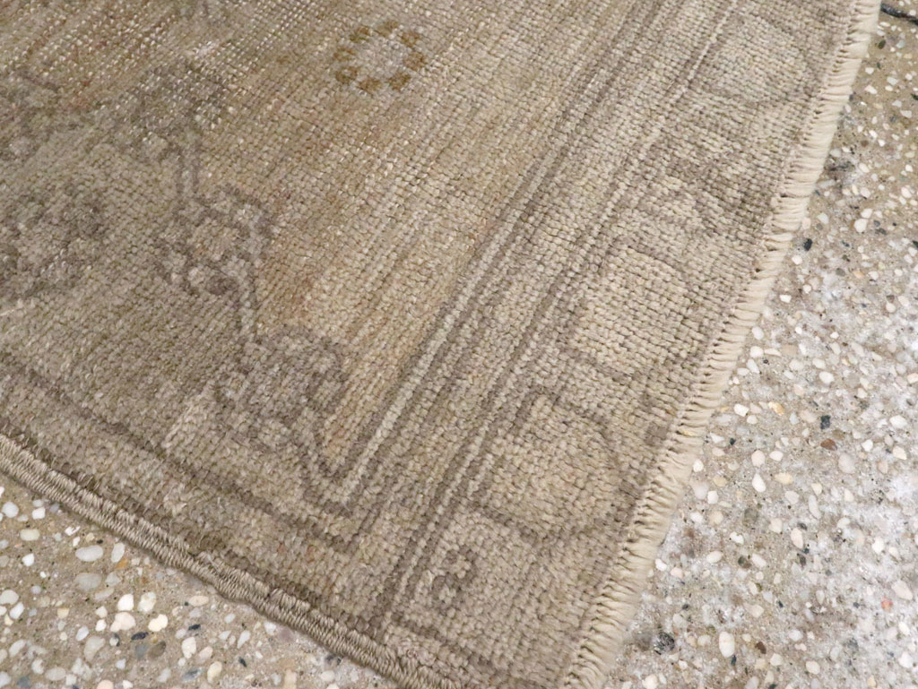 Antique Turkish Oushak Rug, No.15646 - Staging