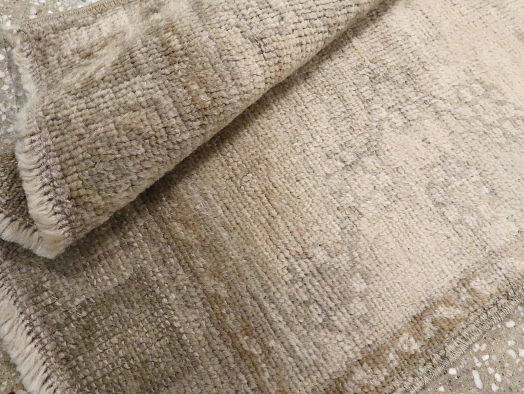 Antique Turkish Oushak Rug, No.15646 - Staging