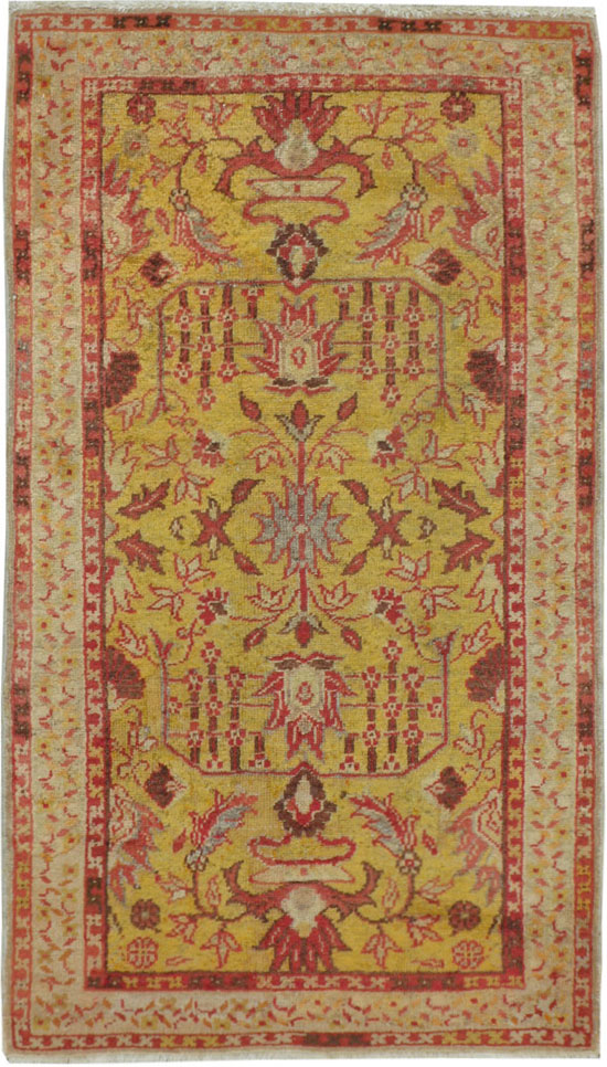 Antique Turkish Oushak Rug, No.15709 - Staging