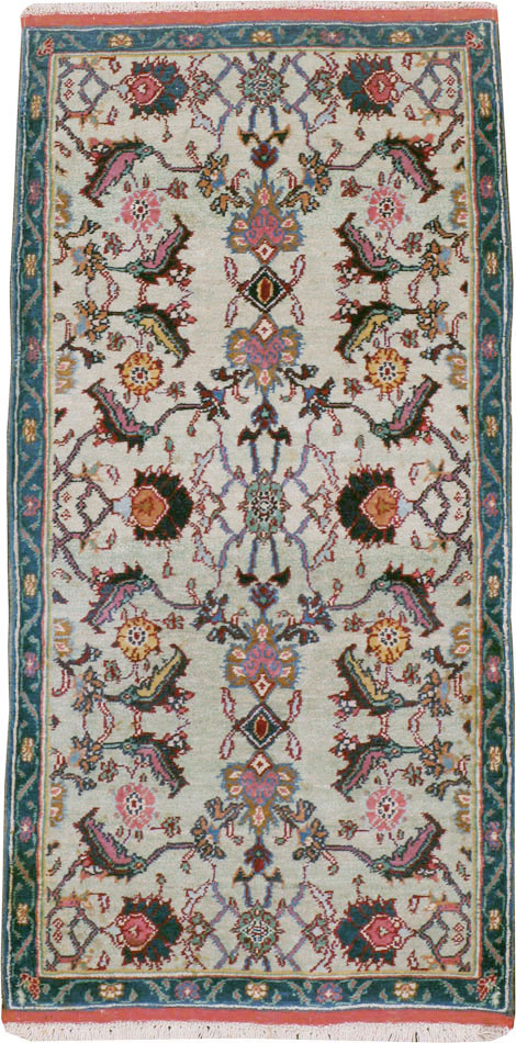 Antique Indian Agra Rug (Pair: 1 of 2), No.15746 - Staging