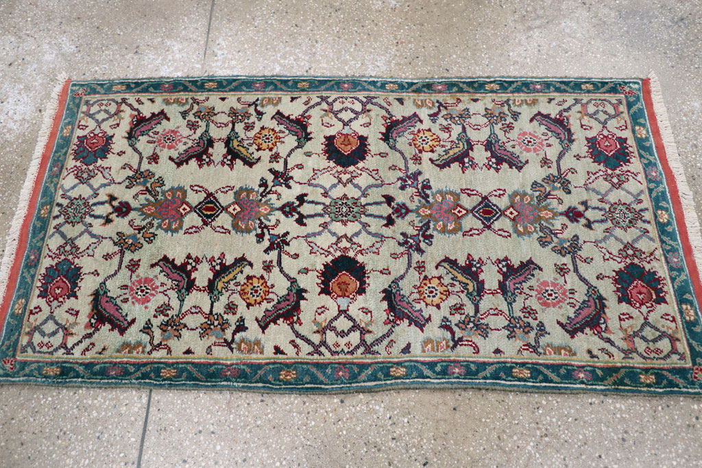 Antique Indian Agra Rug (Pair: 1 of 2), No.15746 - Staging