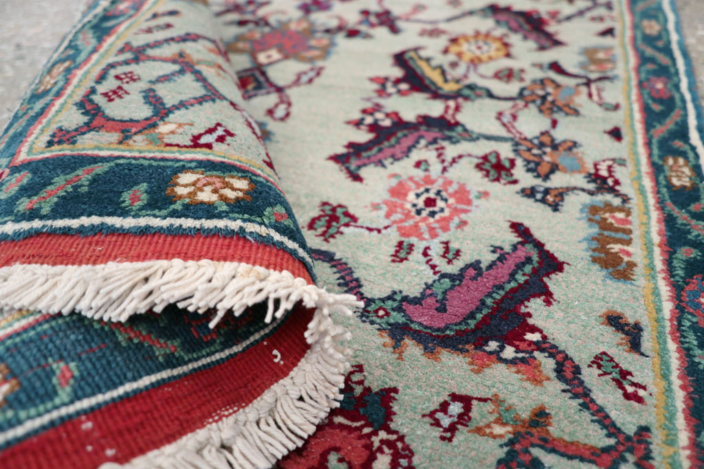 Antique Indian Agra Rug (Pair: 2 of 2), No.15747 - Staging