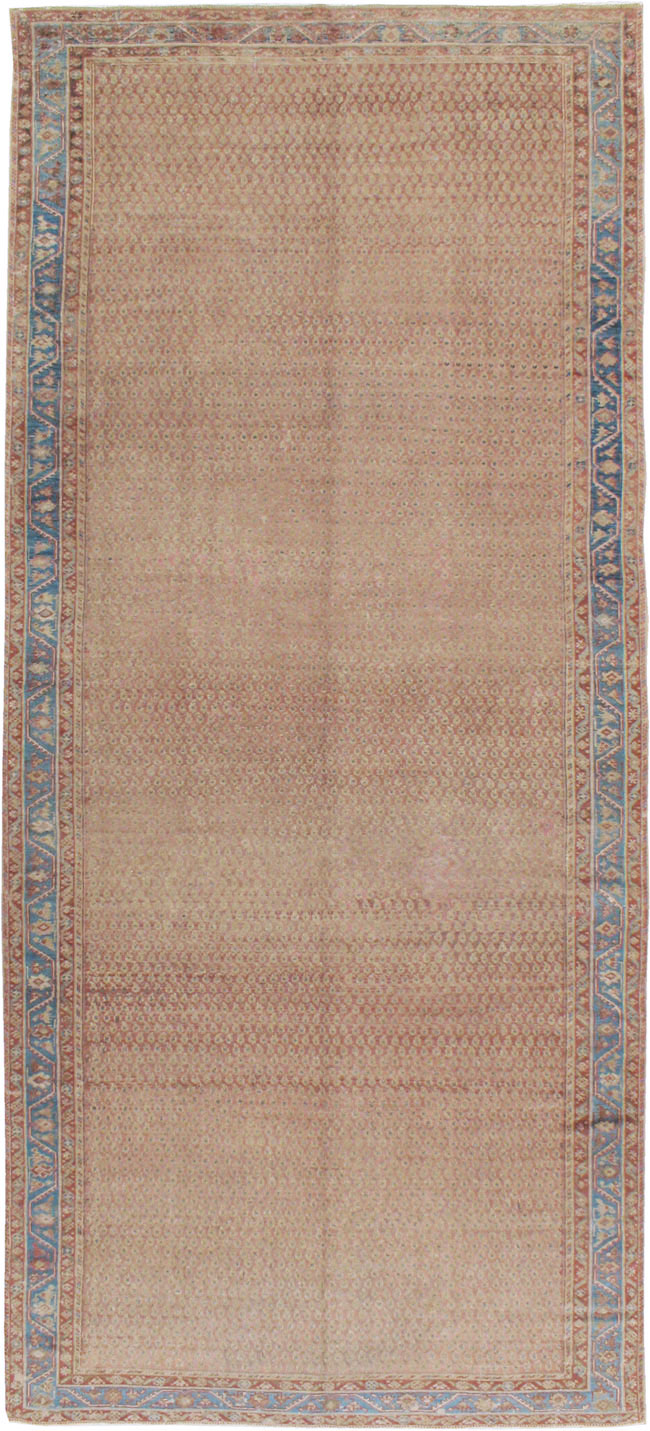 Antique Persian Malayer Gallery Carpet, No.15754 - Staging