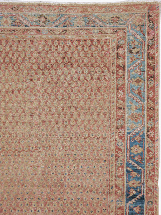 Antique Persian Malayer Gallery Carpet, No.15754 - Staging