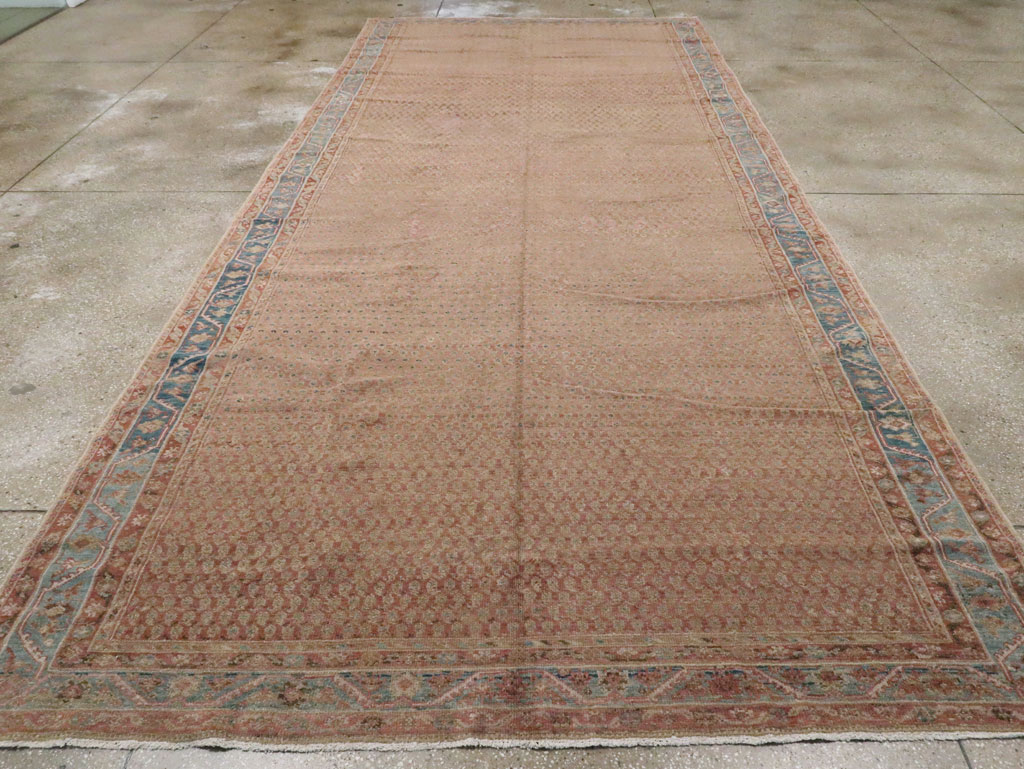 Antique Persian Malayer Gallery Carpet, No.15754 - Staging