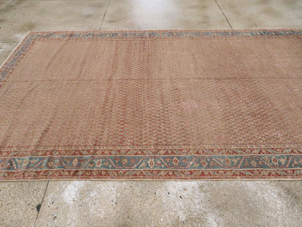 Antique Persian Malayer Gallery Carpet, No.15754 - Staging