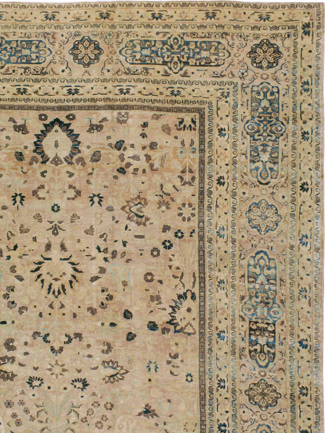 Antique Persian Mashad Carpet, No.15760 - Staging