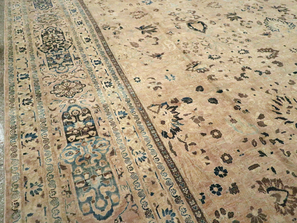 Antique Persian Mashad Carpet, No.15760 - Staging
