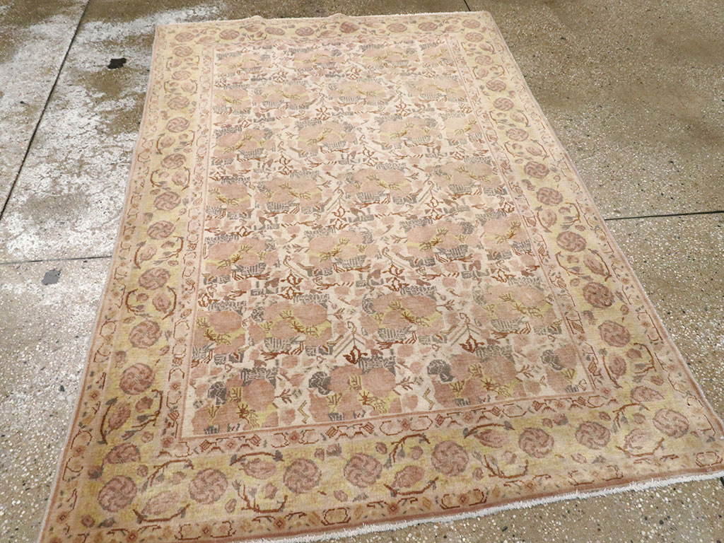 Antique Indian Lahore Rug, No.15761 - Staging