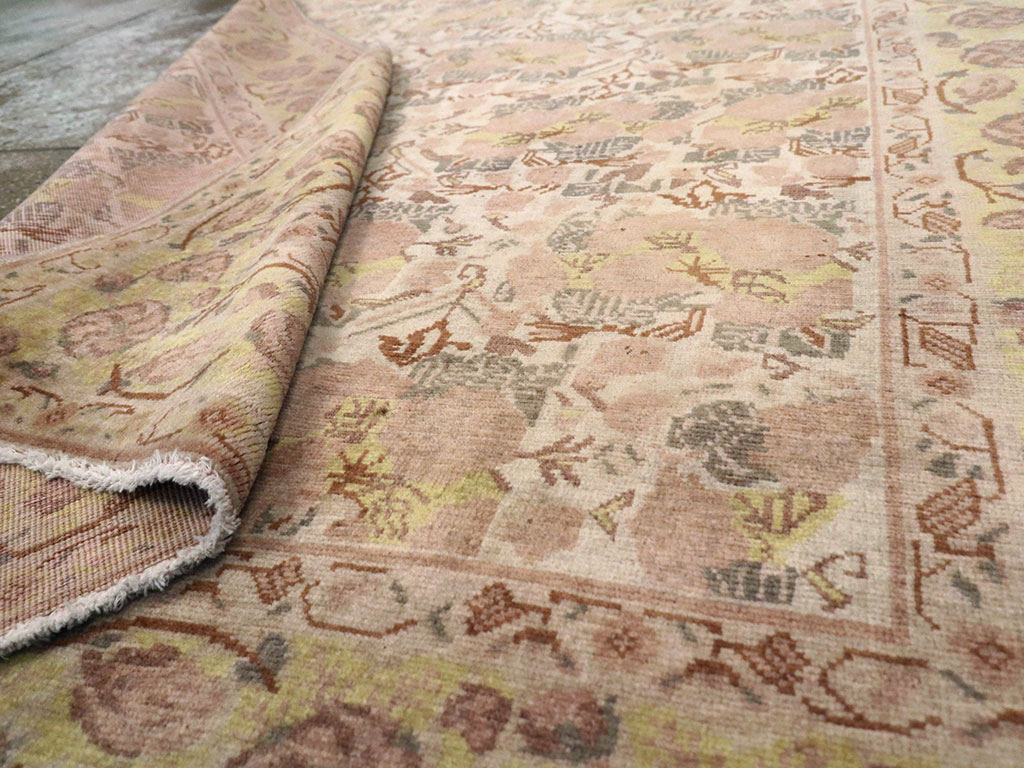 Antique Indian Lahore Rug, No.15761 - Staging