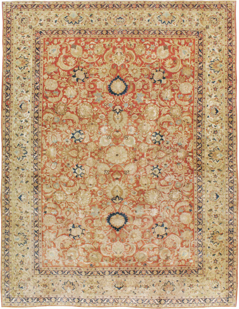 Antique Persian Tabriz Carpet, No.15763 - Staging