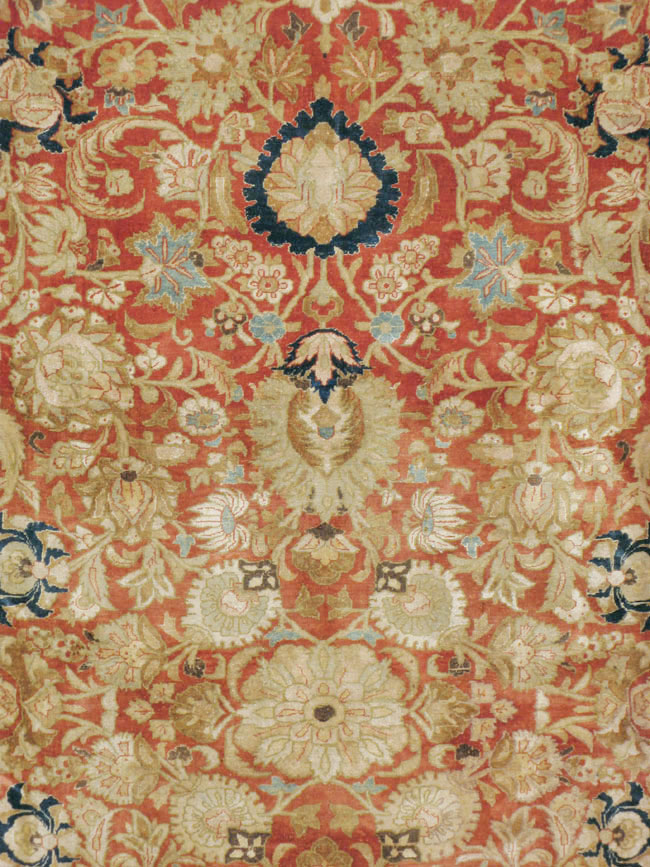 Antique Persian Tabriz Carpet, No.15763 - Staging