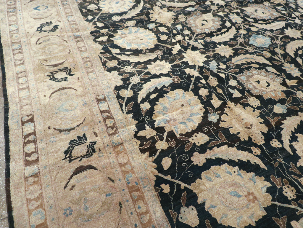Antique Persian Tabriz Carpet, No.15777 - Staging