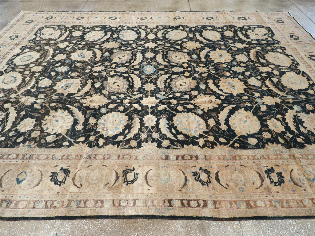 Antique Persian Tabriz Carpet, No.15777 - Staging