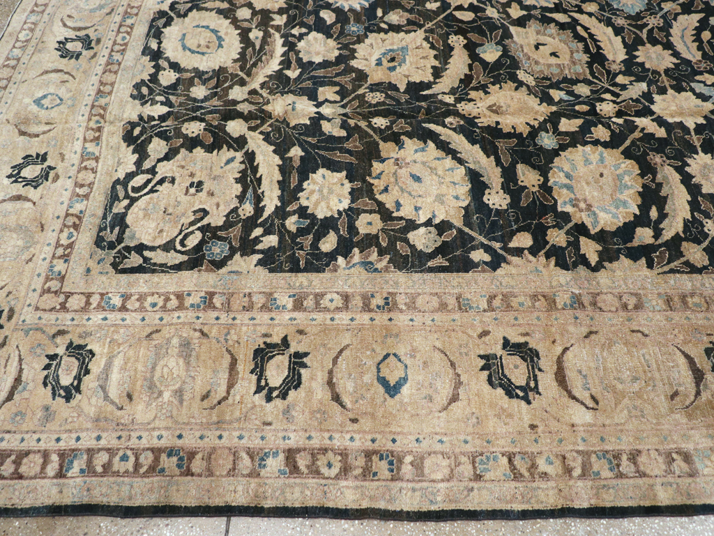 Antique Persian Tabriz Carpet, No.15777 - Staging
