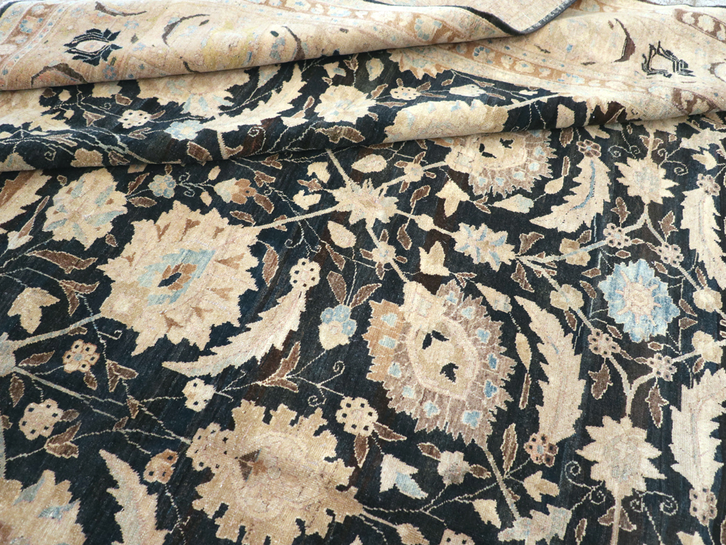 Antique Persian Tabriz Carpet, No.15777 - Staging