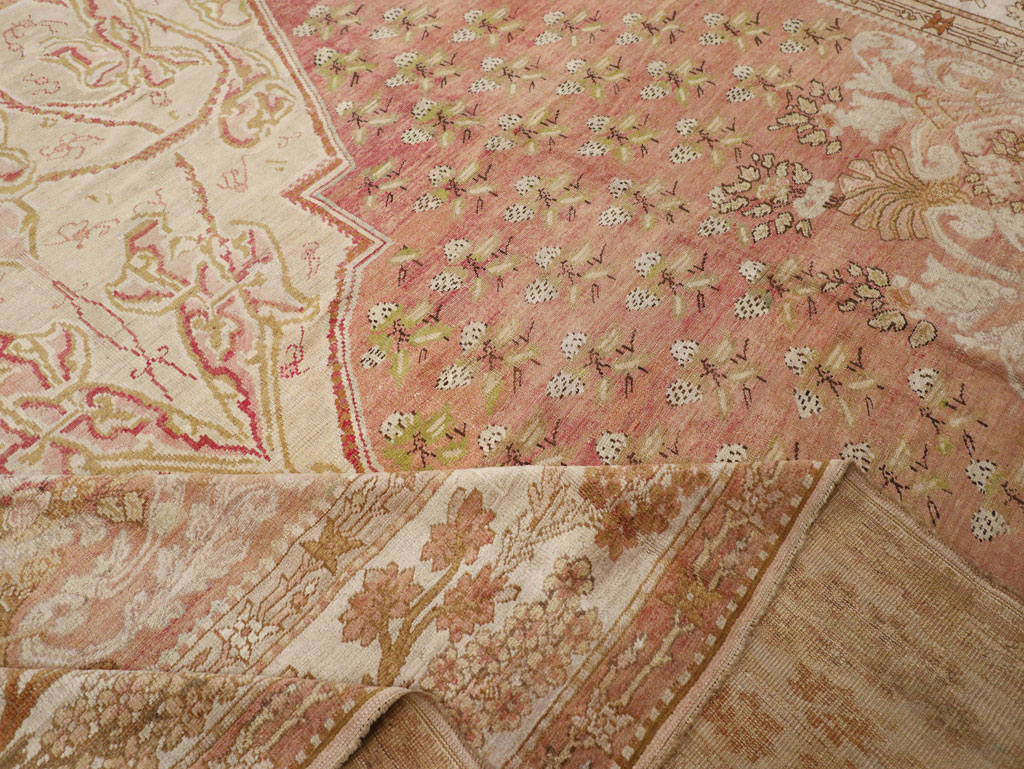 Antique Turkish Ghiordes Carpet, No.15787 - Staging