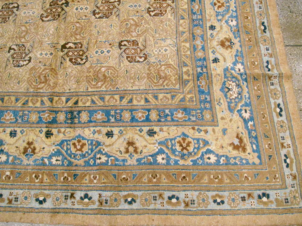 Antique East Turkestan Samarkand Carpet, No.15800 - Staging