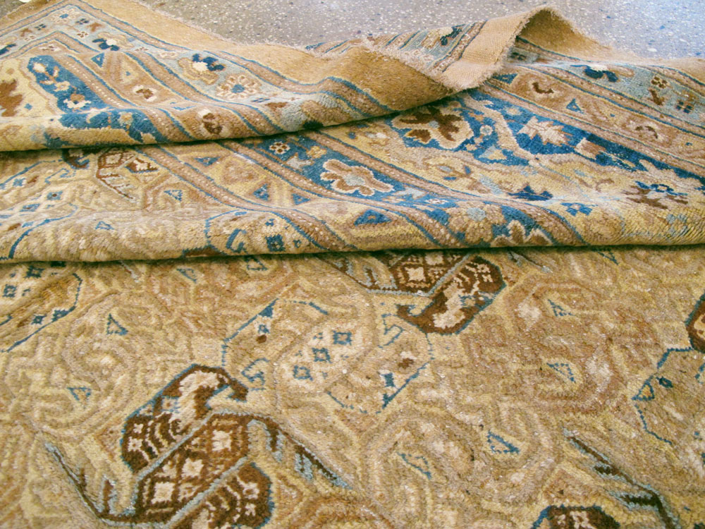 Antique East Turkestan Samarkand Carpet, No.15800 - Staging