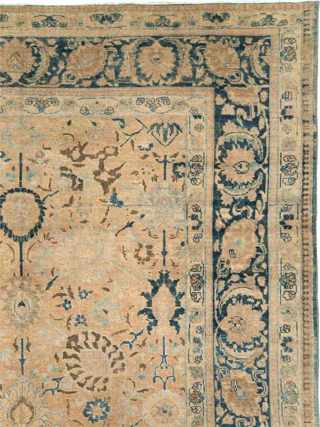 Antique Persian Tabriz Carpet, No.15810 - Staging