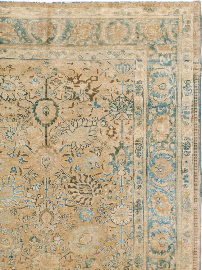 Antique Persian Tabriz Carpet, No.15810 - Staging