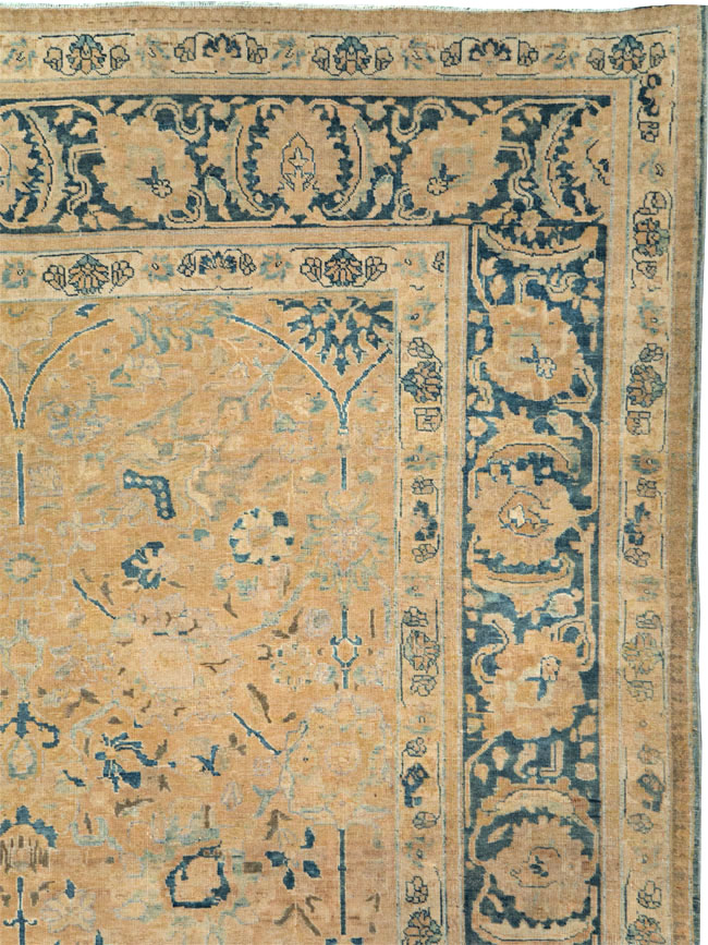 Antique Persian Tabriz Carpet, No.15810 - Staging