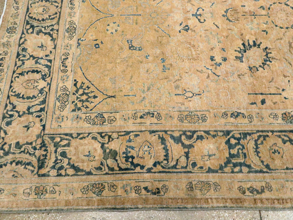 Antique Persian Tabriz Carpet, No.15810 - Staging