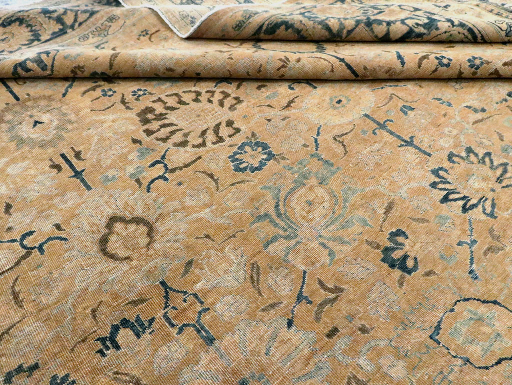 Antique Persian Tabriz Carpet, No.15810 - Staging