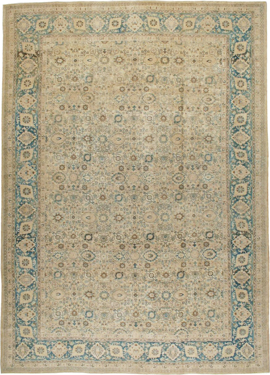 Antique Persian Tabriz Carpet, No.15811 - Staging