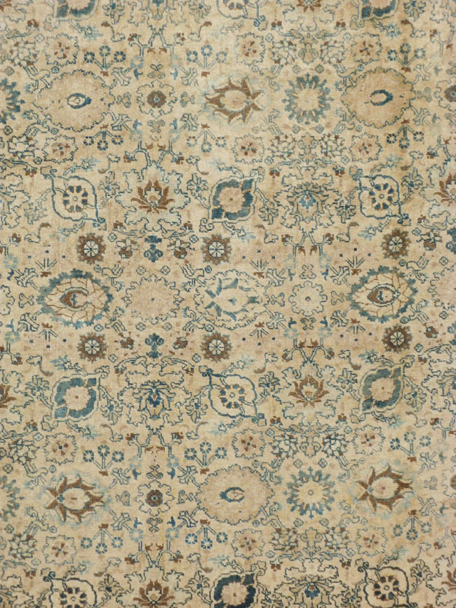 Antique Persian Tabriz Carpet, No.15811 - Staging