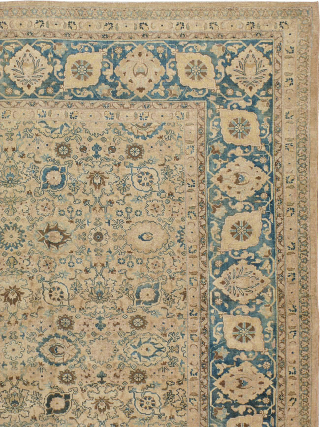 Antique Persian Tabriz Carpet, No.15811 - Staging