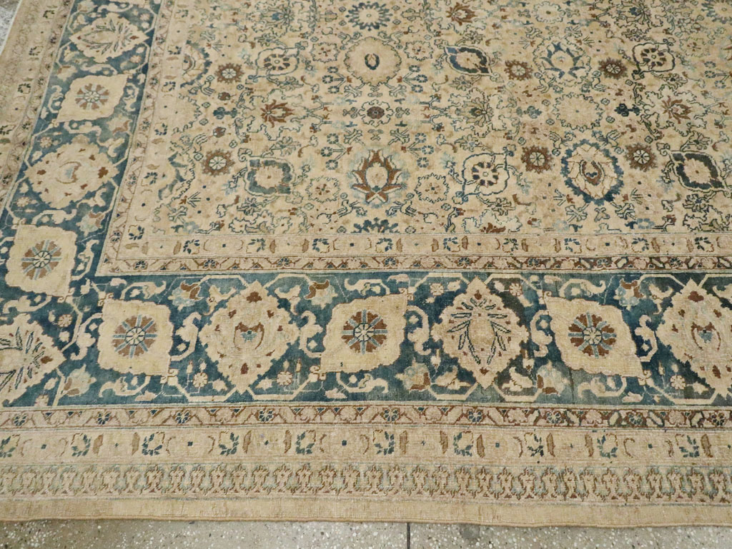Antique Persian Tabriz Carpet, No.15811 - Staging