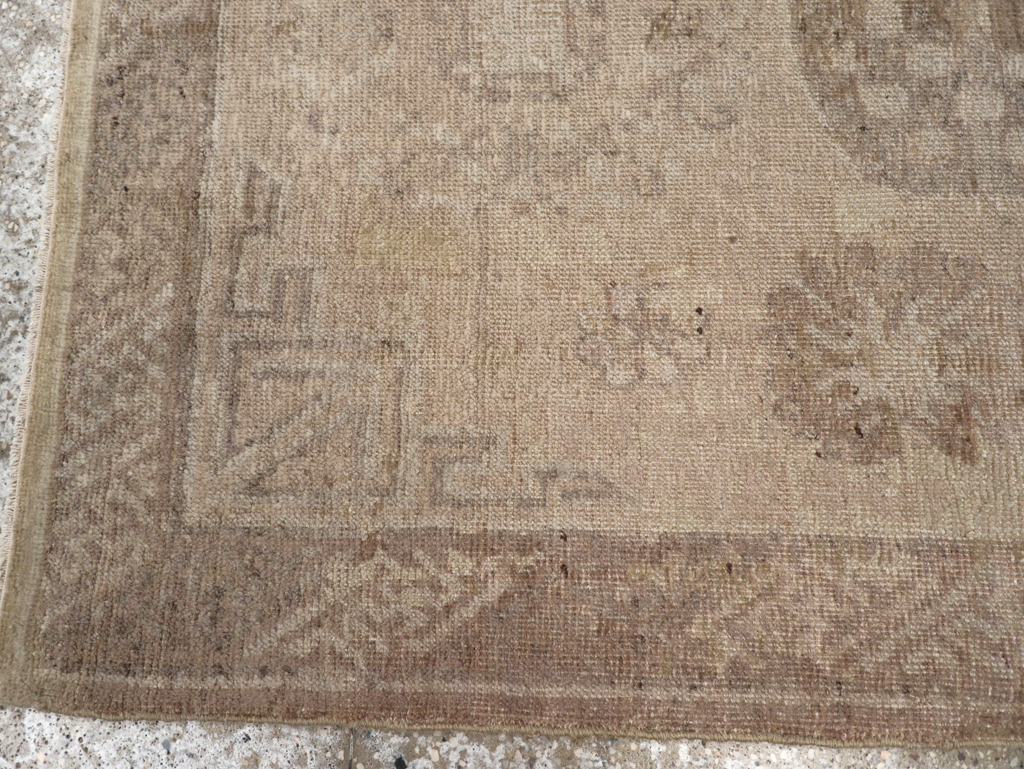 Antique East Turkestan Khotan Rug, No.15826 - Staging